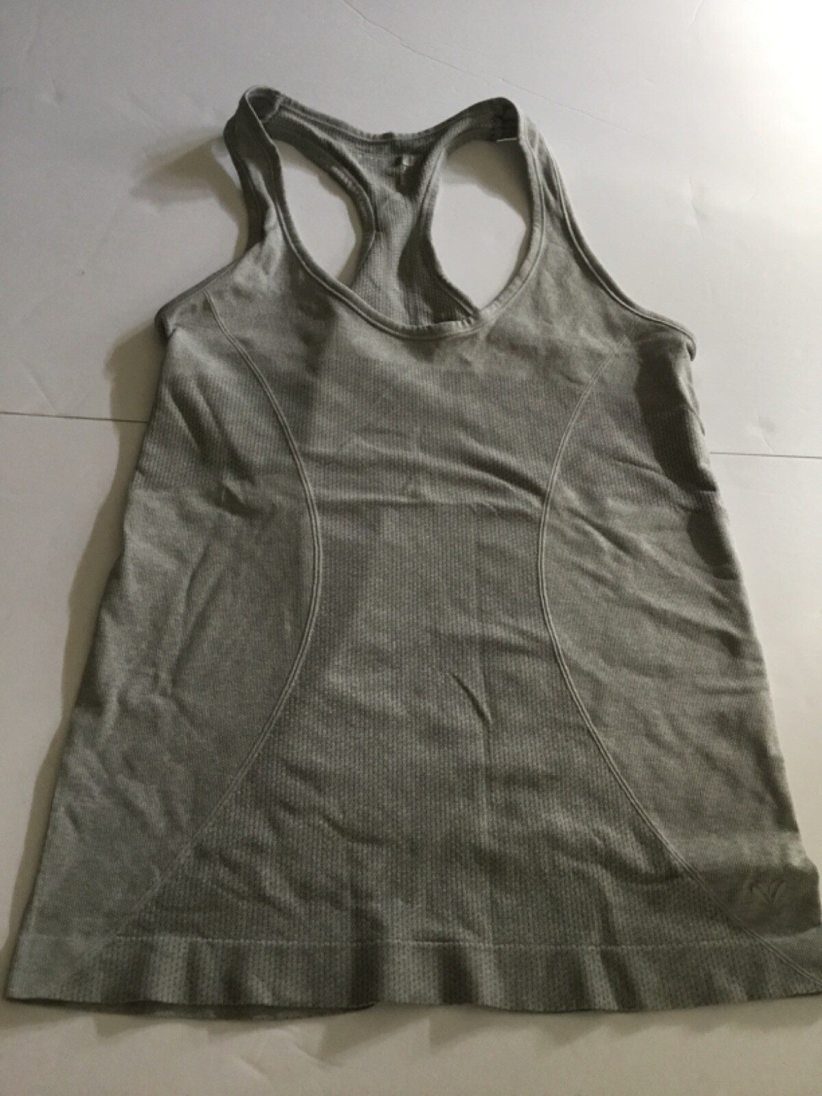Racerback jersey. Gray. S. Forever21
