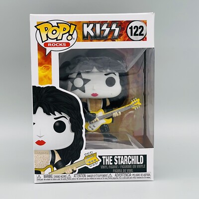 KISS Funko Pop Complete Set of 4 Vinyl Figures 121, 122, 123, 124