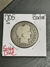 1905 S Barber Silver Quarter Good Condition Better Date Coin (Raw13283)