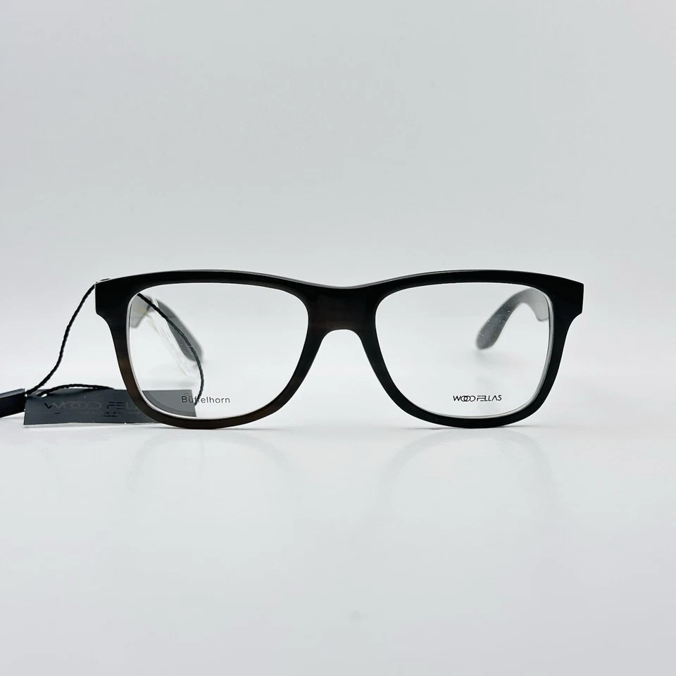 Woodfellas Brille Damen Herren espresso Büffelhorn Horn Echthorn 10903 53/18