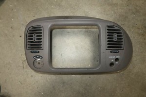 Ford 97-03 F150 RADIO CLIMATE TRIM BEZEL Dash TAN air bag center panel