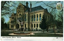 Postcard State Capitol, Boise, Idaho