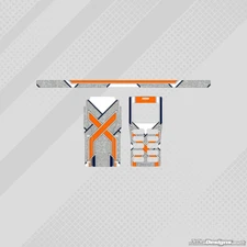 EXPRIT 2017 STYLE GEL COAT FULL WRAP STICKER KIT FOR UNIPRO STOPWATCH KARTING