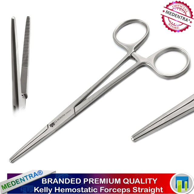 Professional Dog Ear Hair Removal Forceps Locking Tweezers Veterinary