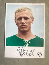 Bohater Siegfried, Borussia Dortmund, karta z autografem Knorr, Mistrzostwa Świata 1966