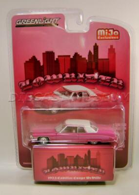 1973 '73 CADILLAC COUPE DEVILLE PINK LOWRIDER EDITION GREENLIGHT