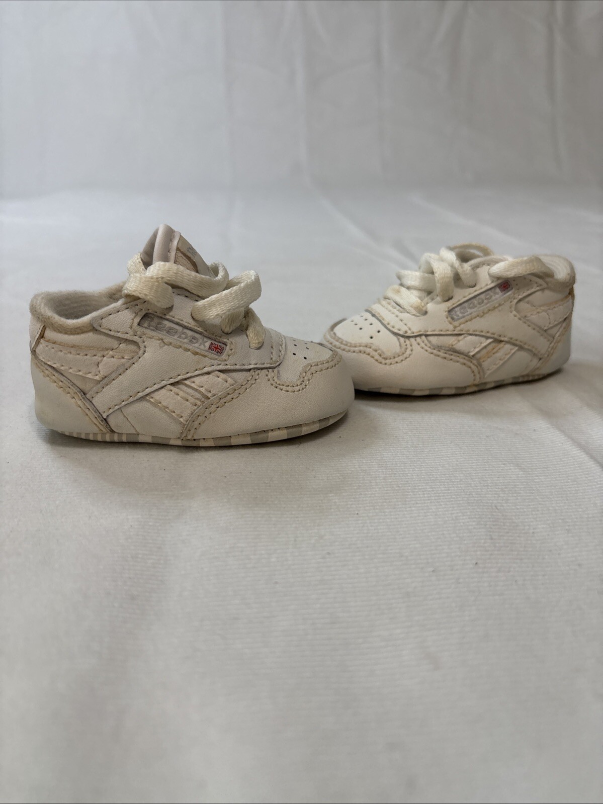 PONY Scarpe culla basse classiche Reebok neonato bianche taglia 1 suola morbida