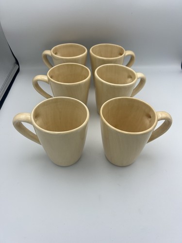 Pottery Barn Sausalito Mugs Set of 6. Made In Mexico - In Original Box - Picture 3 of 12