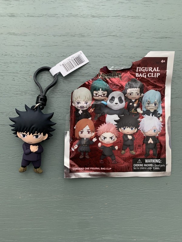 Jujutsu Kaisen - 3D Figural Bag Clip -Series 2 - Megumi Fushiguro - Monogram
