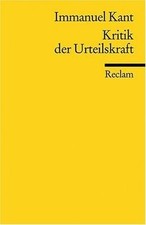 Kritik der Urteilskraft (Reclams Universal-Bibliothek)  ... | Buch | Zustand gut