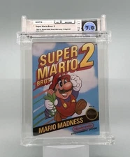 Super Mario Bros 2 NES - Complete in Box (CIB) - Wata Graded 7