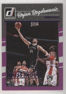 2016-17 Panini Donruss Press Proof Purple 196/199 Bojan Bogdanovic #82 0qr0