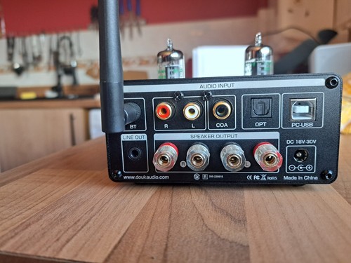 Hifi amp Douk Audio Mini Valve And Power Amp And Speakers - Picture 4 of 6