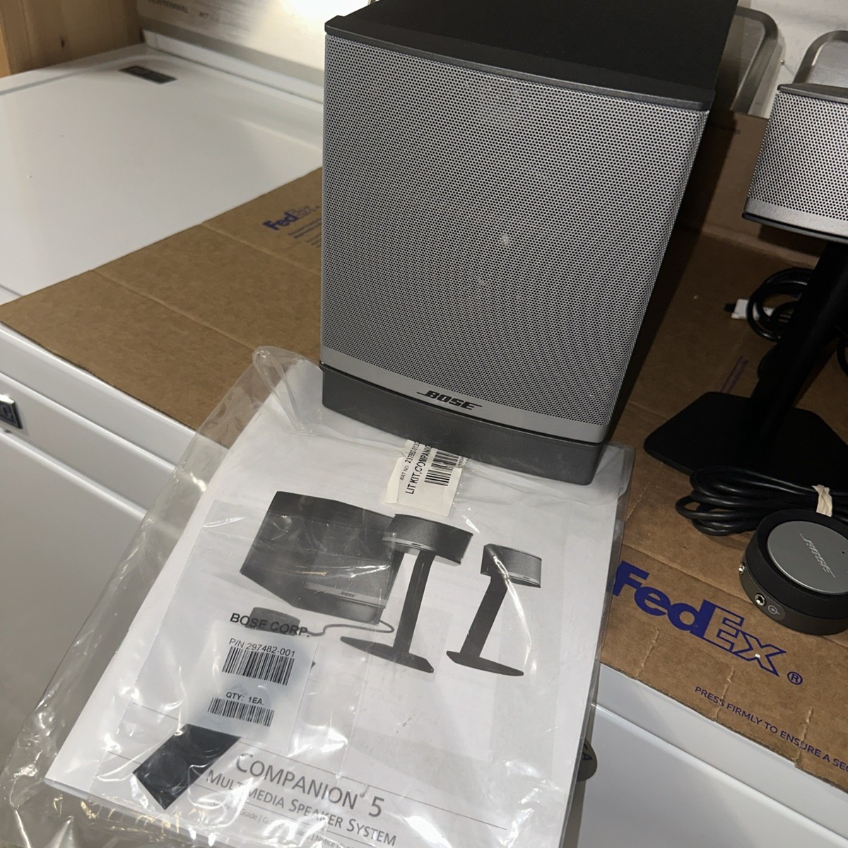Bose Companion 5 Multimedia Speaker System - Graphite/Silver for