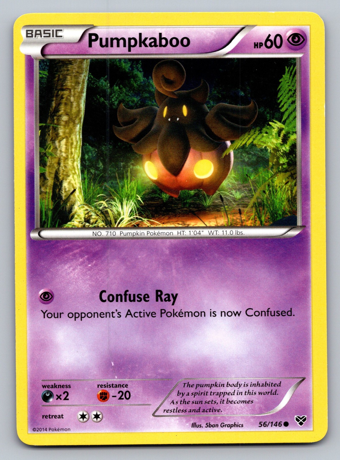 XY Base Set #56/146 Pumpkaboo