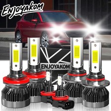 For Mazda 3 2010-2013 Led Headlight Hilow Kit Fog Light Bulbs White 10000lm 6x For Mazda 3 2010-2013 Led Headlight Hilow Kit Fog Light Bulbs White 10000lm 6x