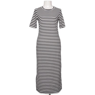 Kaffe, Maxikleid, Größe: M, Schwarz/Weiß, Elasthan/Polyester/Viskose #OoL