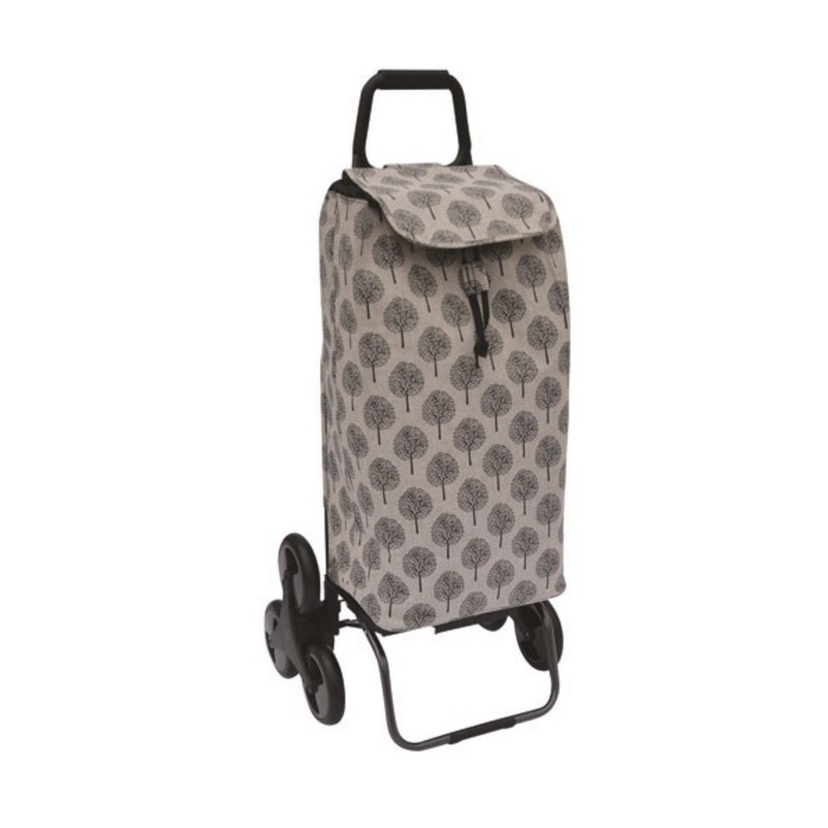 Poussette de marché 6 roues 55l Sidebag 8222-589 en acier robuste
