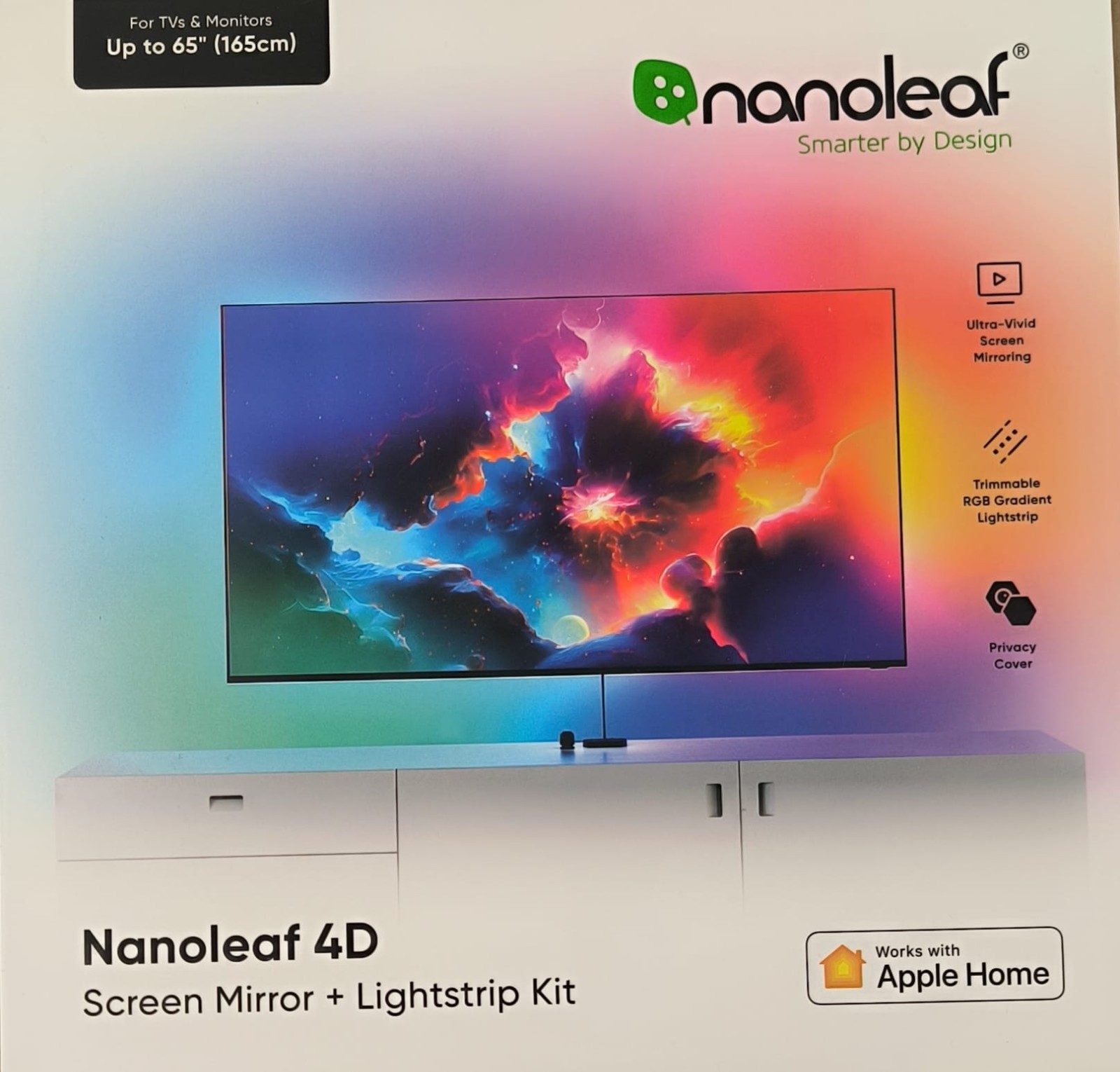 Nanoleaf Kit 4D Screen Mirror rétroéclairage TV connecté avec ruban LED synchronisé RGBW