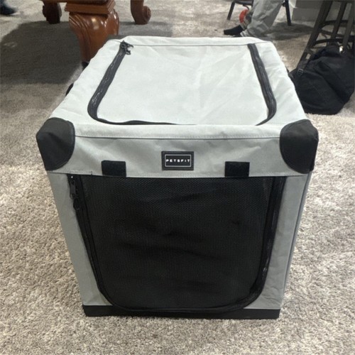 Petsfit Soft-Sided Travel Dog Crate Medium 30in Fabric Portable Mesh Panels