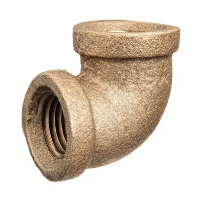 90 Degrees  Elbow Brass Brass Class 125 Pipe Fittings, 3/8 In Female Bspt X 3/8
