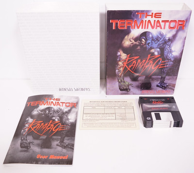 COMPLETE The Terminator Rampage (IBM/PC,DOS 1993) Bethesda Big Box 3.5'' Disk FPS
