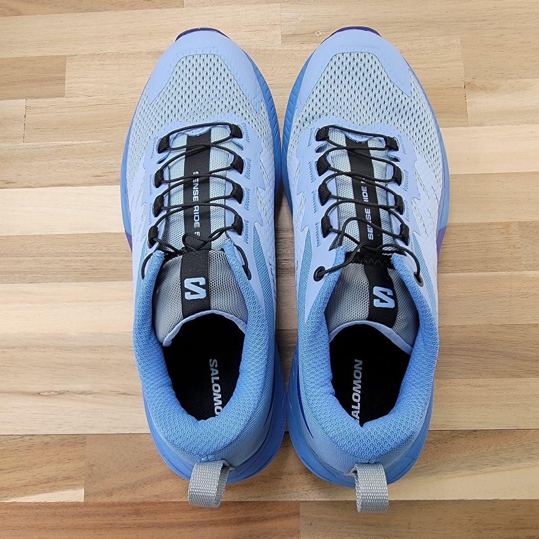 Scarpe da trail running donna Salomon Sense Ride 5 24 5 cm blu come nuove