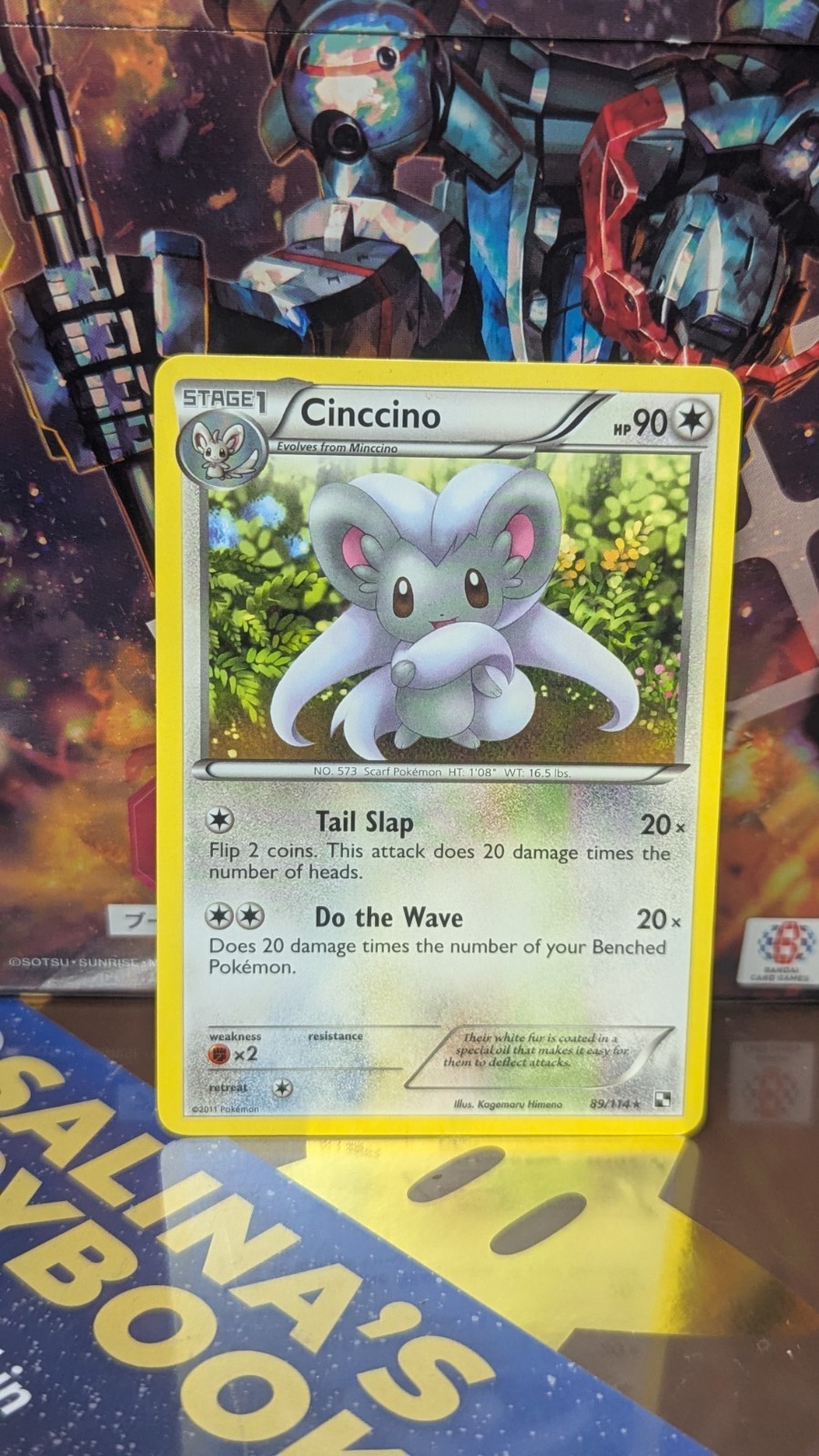 Pokemon TCG 2011 Cinccino 89/114 NM Vintage Rare Black And White