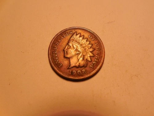 1908 INDIAN HEAD CENT - XF