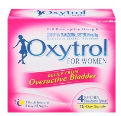 Oxytrol Women Overactive Bladder Transdermal Patch, 4 Count