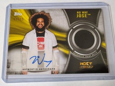 2018 Topps WWE NXT Auto Relics /99 No Way Jose #AR-NW NXT Called Up