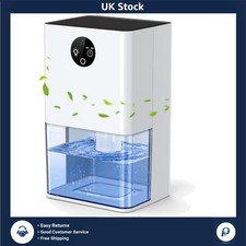 Quiet 400ML/Day Dehumidifier with Timer - Ideal for Clothes Drying in Any Room