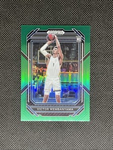 2023 Panini Prizm DP Victor Wembanyama Green PRIZM Rookie Card No. 2