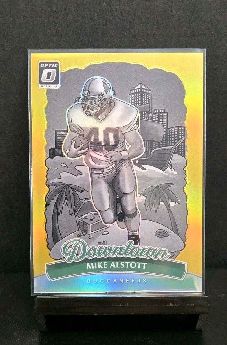 2025 Donruss Optic Football Downtown Mike Alstott Gold/10