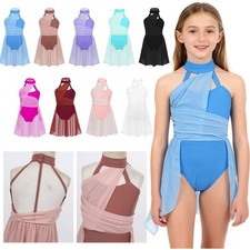 M&auml;dchen Ballettkleidung Ballettkleid Ballett Trikot mit T&uuml;ll Rock Ballettanzug