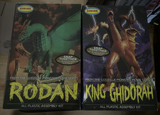 2000 KING GHIDORAH & RODAN Aurora Model Godzi...