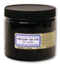 Jacquard Procion MX Dye, Ice Blue, 8oz – Cold Water Fiber Reactive Tie Dye