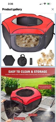 Versatile Chick Brooder Kit - Indoor/Outdoor Comfort for 15 Chicks, Ducks, Quail