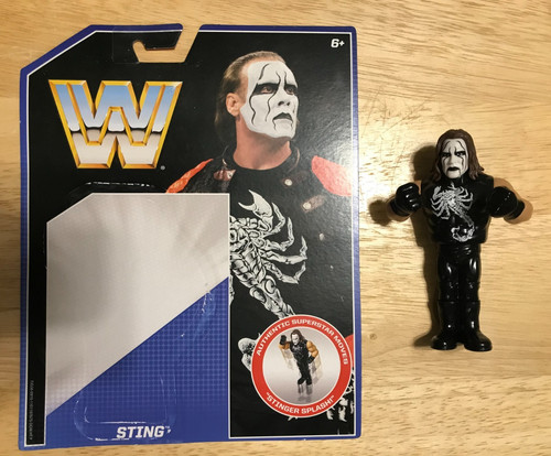 WWE Mattel Retro Series 2 STING Wrestling Action F...