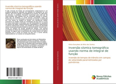 Inversão sísmica tomográfica usando norma de integral de função | Santos | Buch