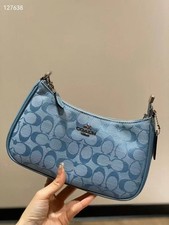 COACH CH139 Teri Shoulder Bag Signature Chambray outlet New