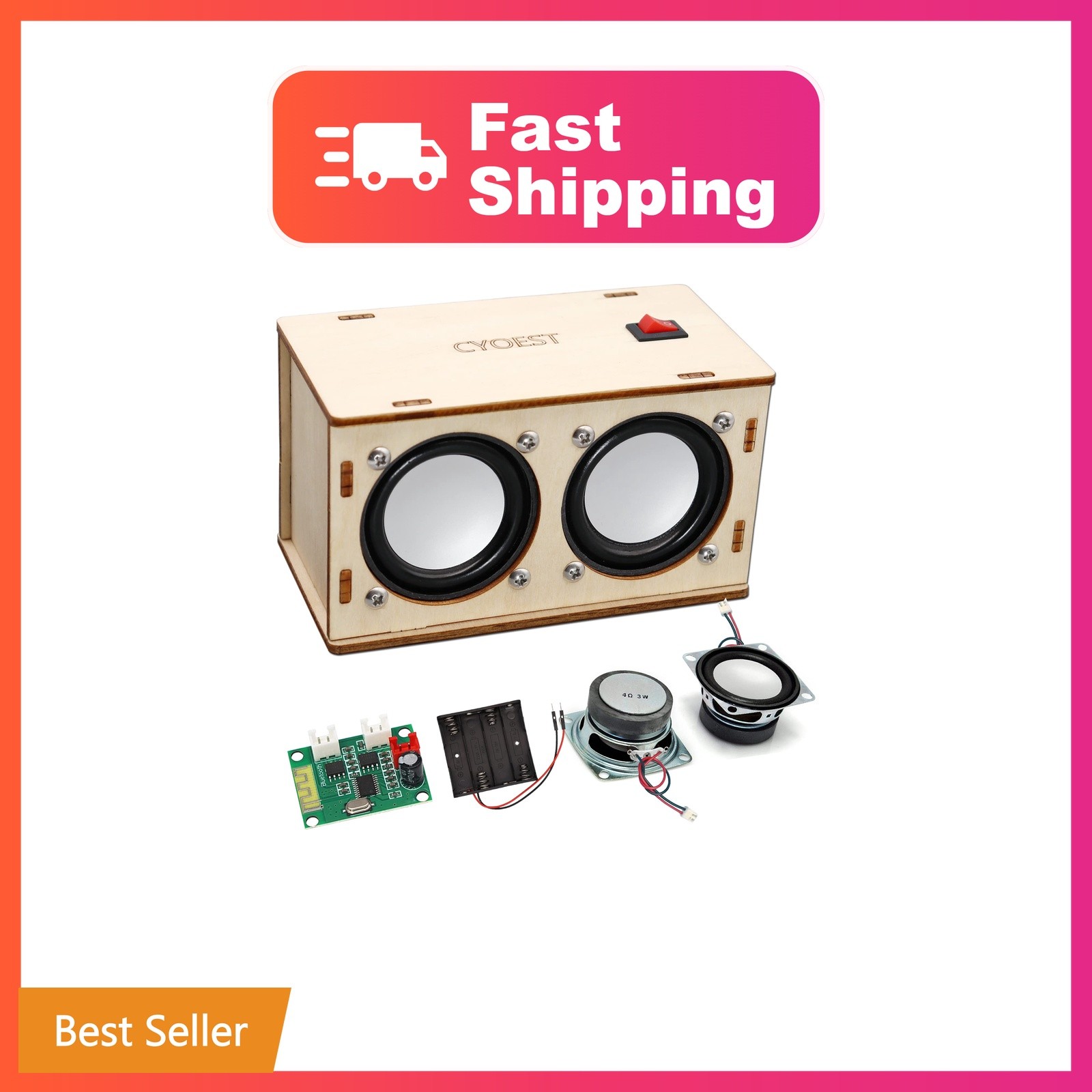 Teen Boy Gifts -DIY Bluetooth Speaker Kit -STEM Science Electronics Project |...