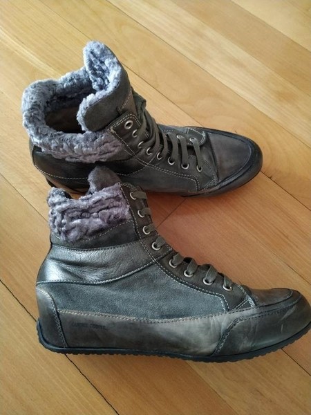 Women Candice Cooper Boots Grey Leather 40 #YMX