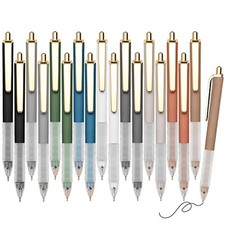 Pens Ballpoint 18-pcs Pens Medium Point Smooth Writing Pens Bulk Pens Black