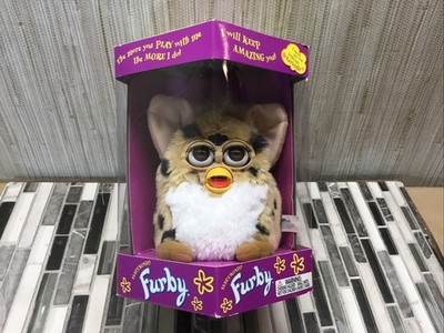 Vintage Electronic Furby Series 4 Cheetah W/ Brown Eyes In A FACTORY SEALED BOX