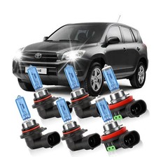 Halogen Headlight Bulbs Compatible With Toyota RAV4 2006-2012, 9005/H10/HB3 H...