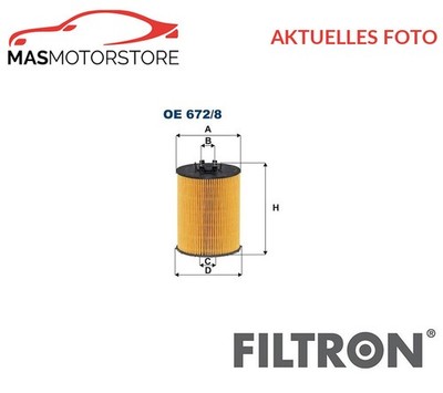 MOTOR ÖLFILTER FILTRON OE 672/8 P FÜR ROLLS-ROYCE PHANTOM VII V12,6.75 V12