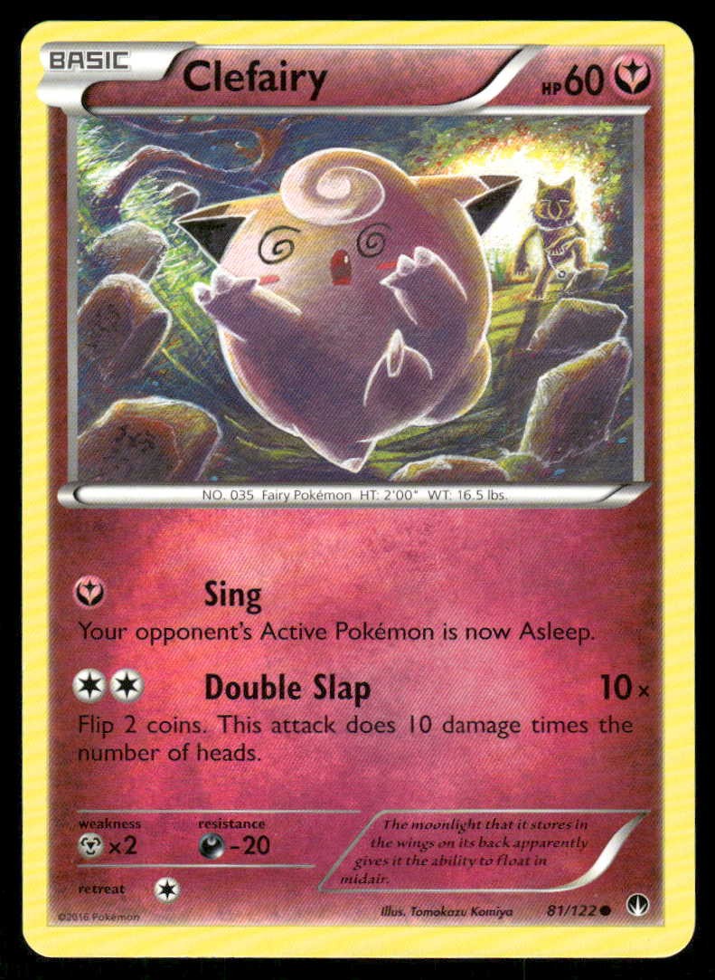 Pokemon Clefairy 81/122 BREAKpoint C LP