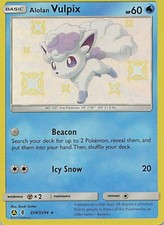 Alolan Vulpix HIF:SV Holofoil SV8/SV94 Hidden Fates: Shiny Vault NM on eBay