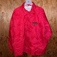 Vintage Large Smuckers Made In USA Strawberry Jelly 80s 90s Rain Jacket